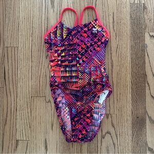 TYR Girls Competitive Swimsuit 26. Washed Never Worn.